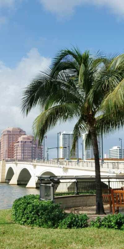 A scenic park by a bridge, ideal for dog training in Palm Coast, FL.